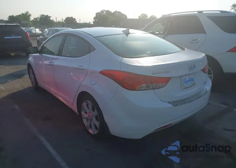 2012 Hyundai Elantra Gls/Limited from USA, damaged, VIN 5NPDH4AE4CH118507